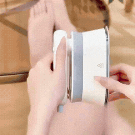 Mini Iron in azione su tessuto