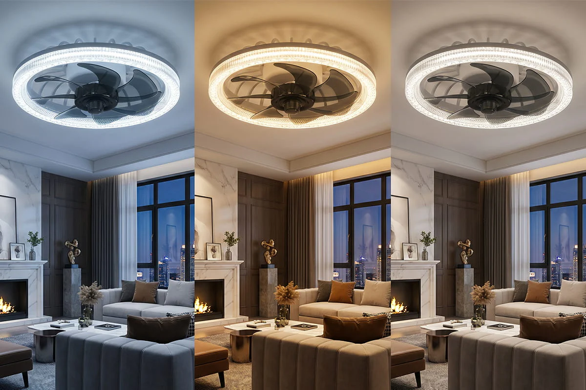 3 modalità luce