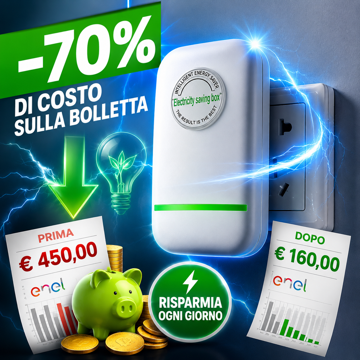 Energy Saver risparmio bolletta