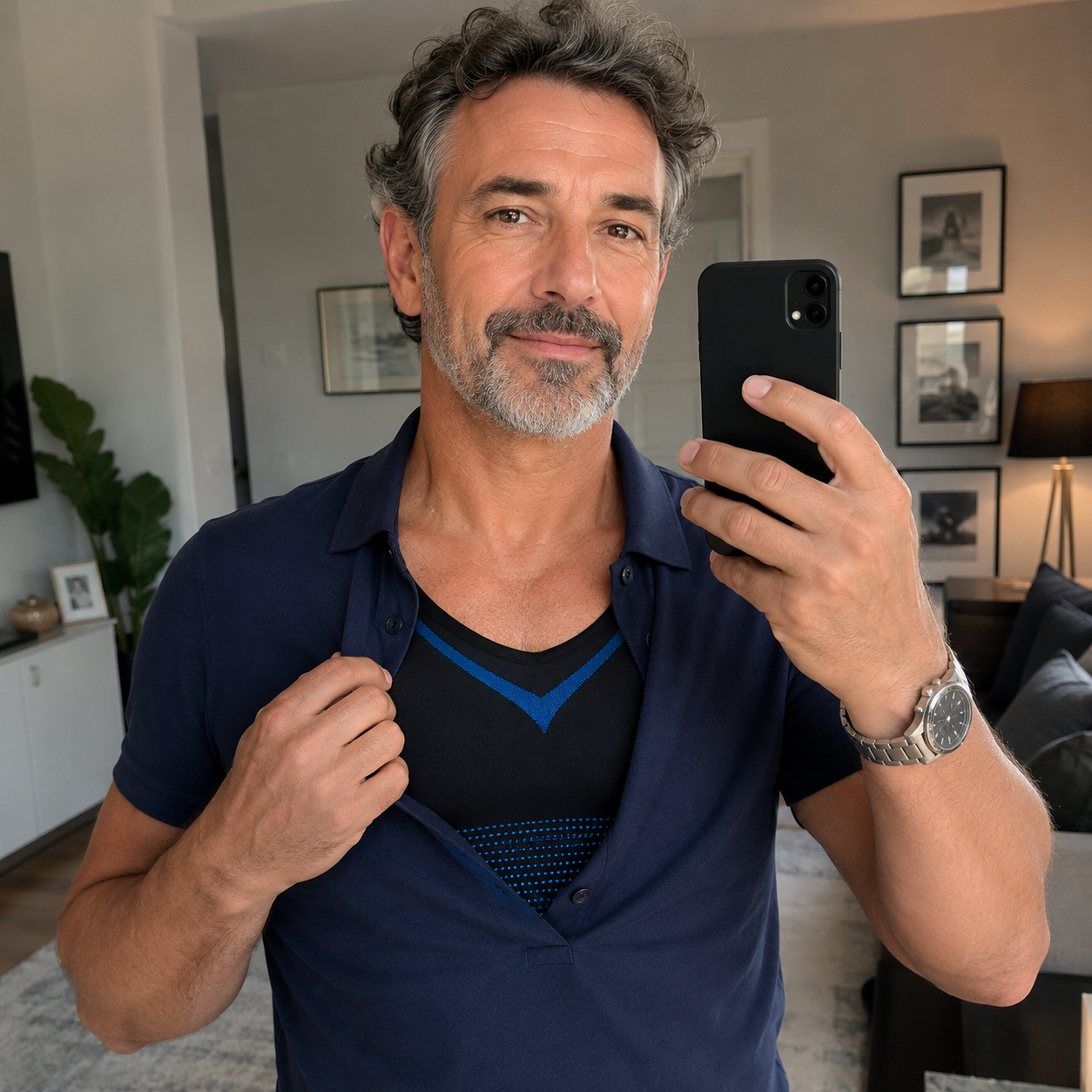 SlimFit sotto una maglietta casual