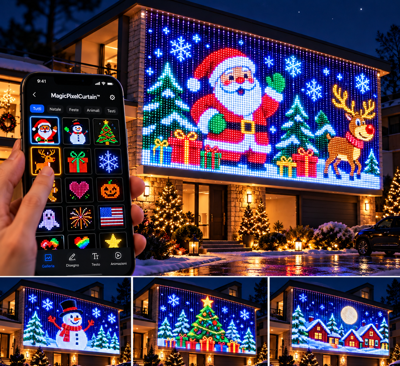 Controllo Magic PixelCurtain da smartphone